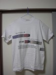 メタモルフォーゼU丸首Tシャツ(白:表)