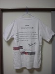 メタモルフォーゼU丸首Tシャツ(白:裏)